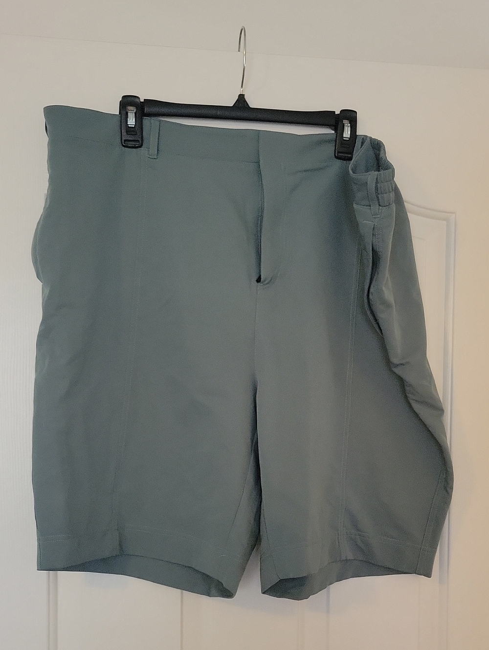 High-Rise Women’s Shorts in Sage Green